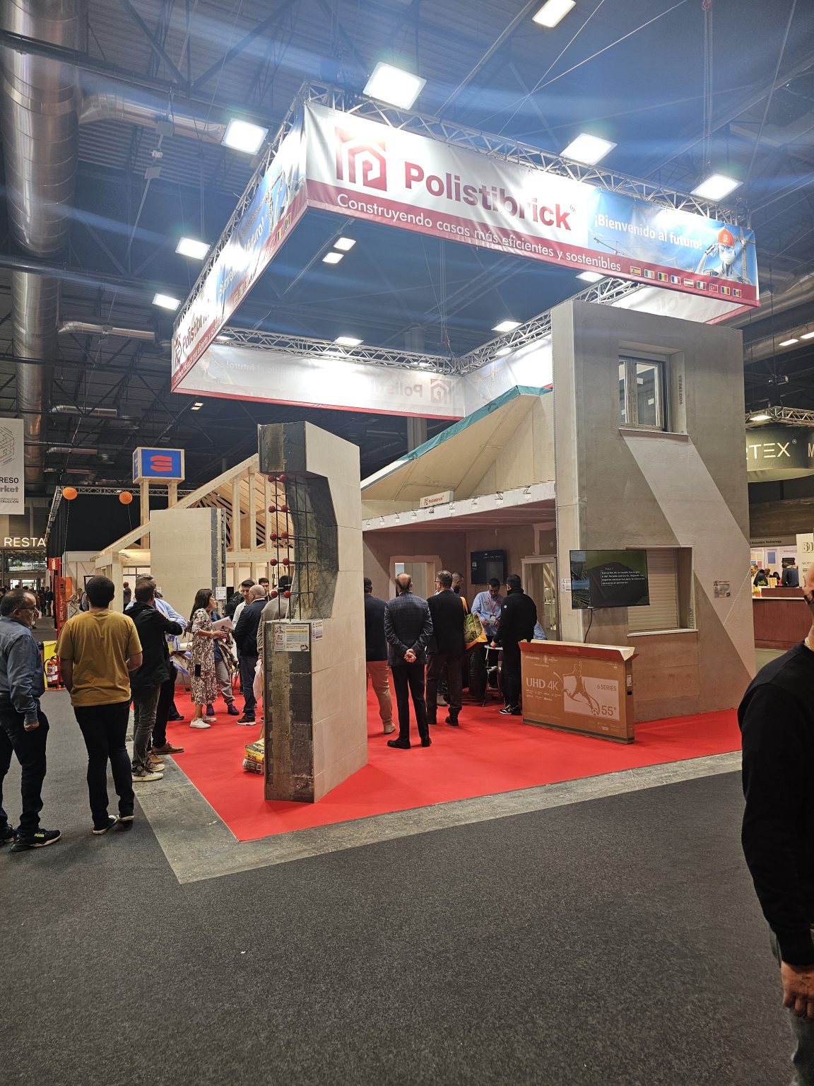 POLISTIBRICK conquers MADRID – The future of construction is here!